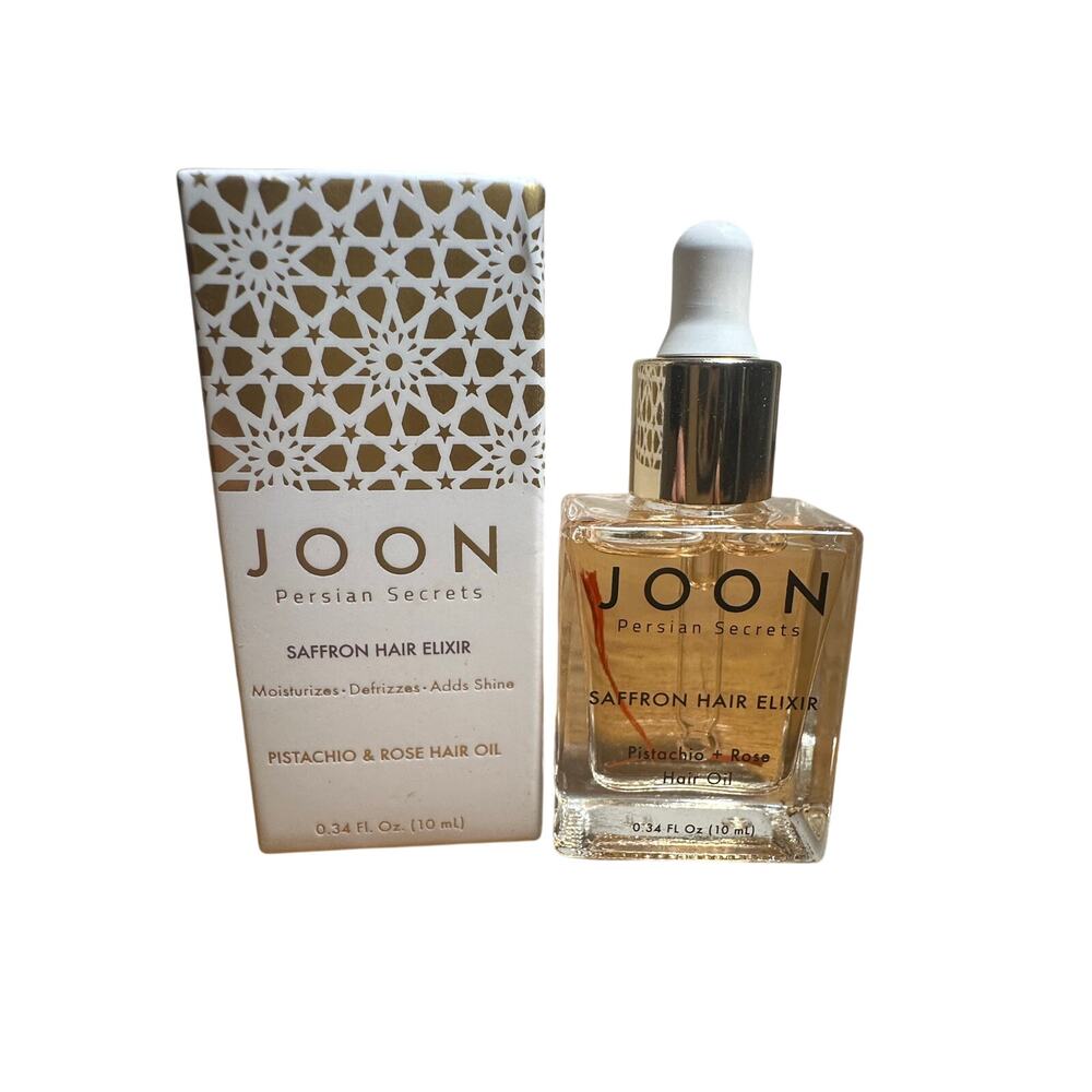 Joon Saffron Hair Elixir Pistachio Rose Luxury Persian Secrets 0.34 Fl oz | E7